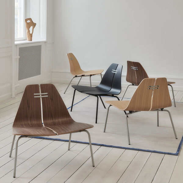 PK23™ loungestol, sortfarvet ask/sort, Fritz Hansen
