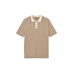 MMGFrancesco Polo SS Knit, dune, MOS MOSH Gallery