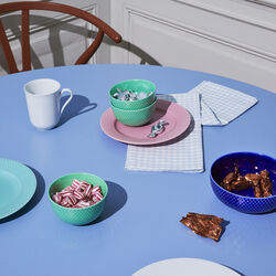 Rhombe Color skål, mørk blå, Lyngby Porcelæn