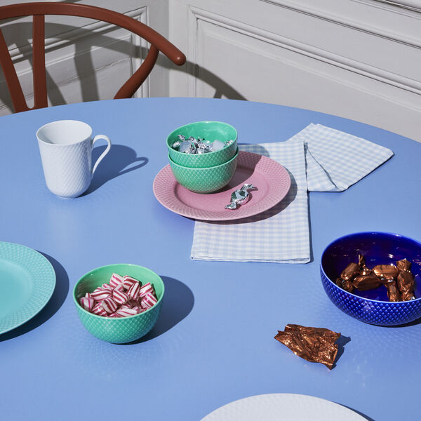 Rhombe Color skål, mørk blå, Lyngby Porcelæn