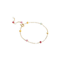 Lola Bold armb&aring;nd, guld/rainbow, ENAMEL Copenhagen