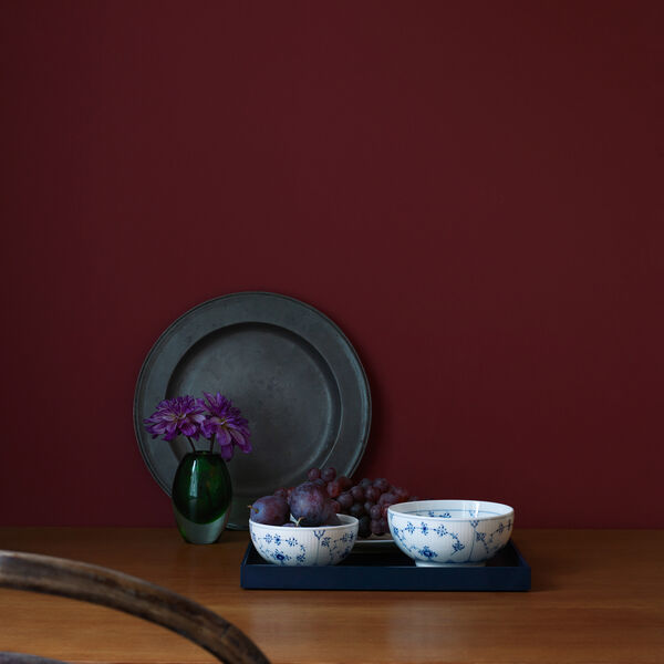 Musselmalet Riflet sk&aring;l 73 cl, Royal Copenhagen