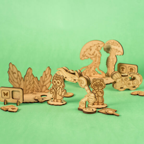 Suntopia trælegetøj | Eco Detectives, Crateit