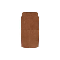 180HMSiara leather skirt, saddle tan, Heartmade