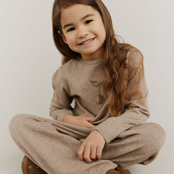 LovaSK Trousers, brown melange, Sofie Schnoor