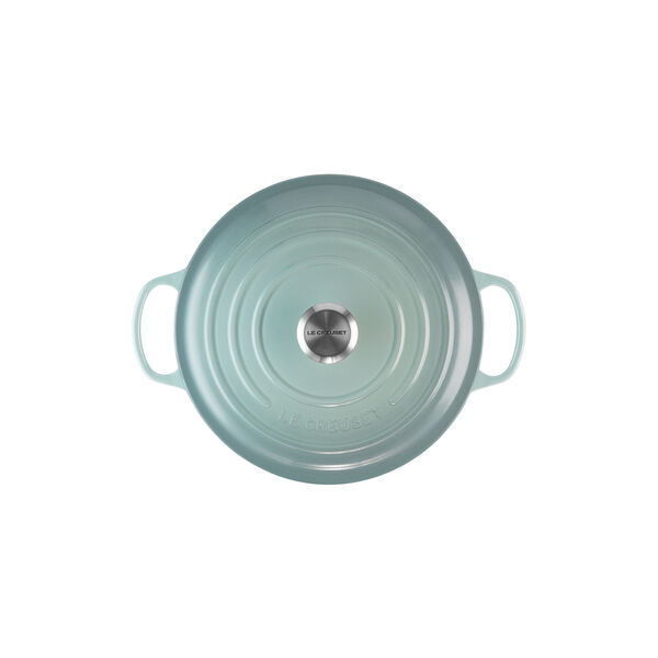 Signature rund gryde &Oslash; 28 cm, sea salt, Le Creuset