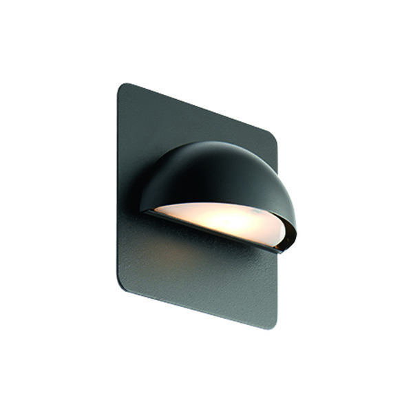 R&Oslash;RHAT bagplade, sort, LIGHT-POINT