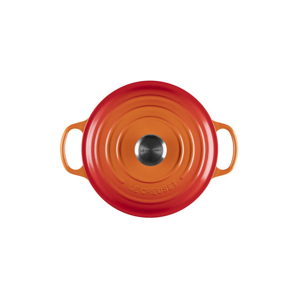 Signature rund st&oslash;bejernsgryde &Oslash; 24 cm, volcanic, Le Creuset