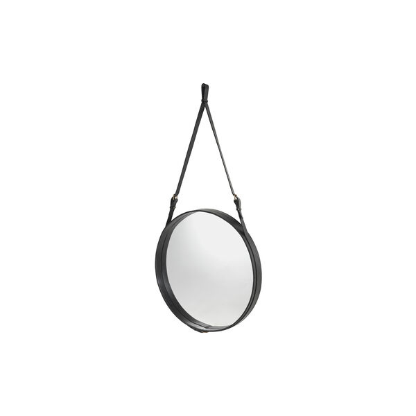 Adnet Circular Wall Mirror, black, GUBI