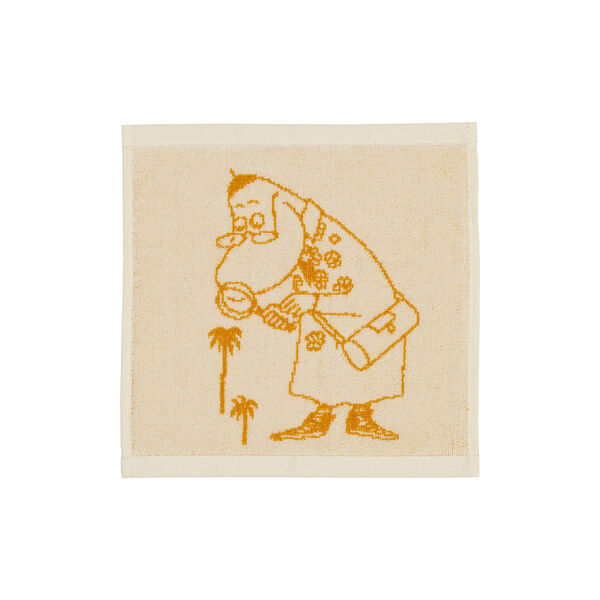 Mumi h&aring;ndkl&aelig;de Hemulen 25x25 cm, okker, Moomin Arabia