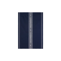 Icons cotton jacquard star kitchen towel, dress blue/white, Lexington