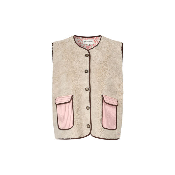 JaceLL Love Vest SL, beige, Lollys Laundry