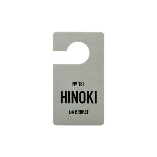 No. 181 Fragrance Tag, hinoki, L:a Bruket