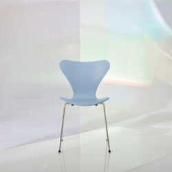 Serie 7™ 7:14 AM spisebordsstol, blue/rainbow Serie 7™ 7:14 AM spisebordsstol, blue/rainbow, Fritz Hansen