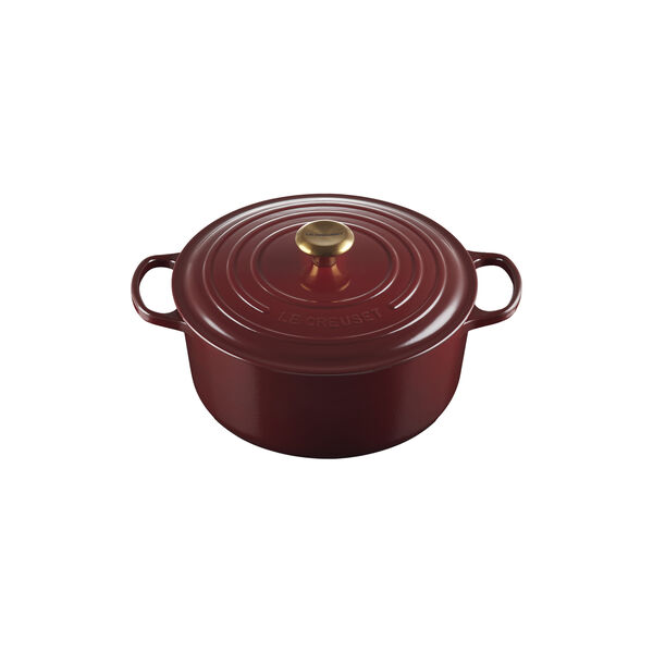 Signature rund st&oslash;bejernsgryde &Oslash; 28 cm, garnet, Le Creuset