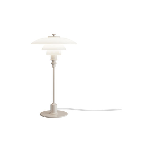 PH 2/1 Bordlampe, glossy beige, Louis Poulsen