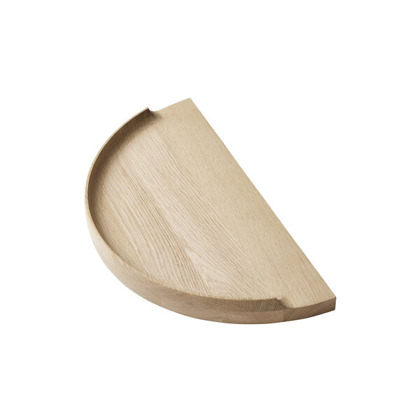 Arcus Console Shelf, hvidolieret eg, Aakjaer Furniture