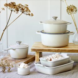 Signature rund st&oslash;bejernsgryde &Oslash; 26 cm, meringue, Le Creuset
