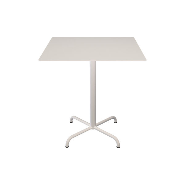 PICO Caf&eacute; Table with 4 Star Base 70x70, muted white, HOUE