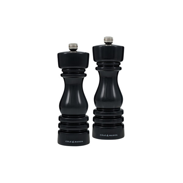 London Salt and pepper set, sort, Cole & Mason