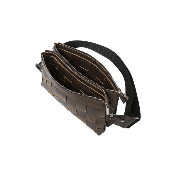 Braided Cross-Body, chocolate brown, Ilse Jacobsen Hornbæk