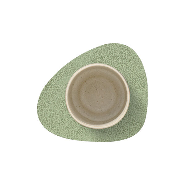 Hippo glasbrik Curve, olive green, LIND DNA