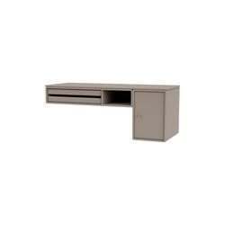 BUREAU skrivebord, 141 truffle BUREAU skrivebord, 141 truffle, Montana Furniture