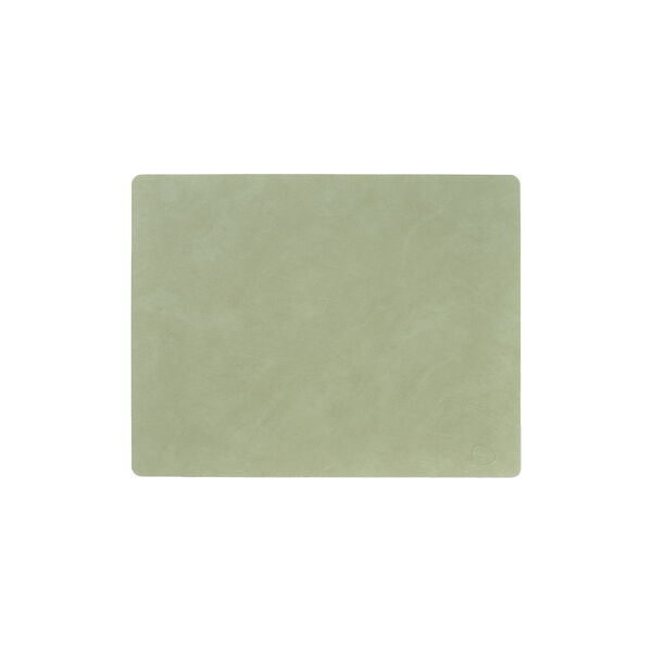 Nupo d&aelig;kkeserviet Square L, olive green, LIND DNA