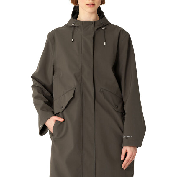 Long Softshell Raincoat, wren, Ilse Jacobsen Hornbæk