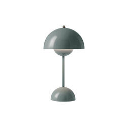 Flowerpot VP9 Portable Table Lamp, stone blue, &Tradition