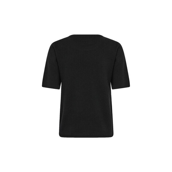 PD-Abby Slim SS Knit, black, Pieszak