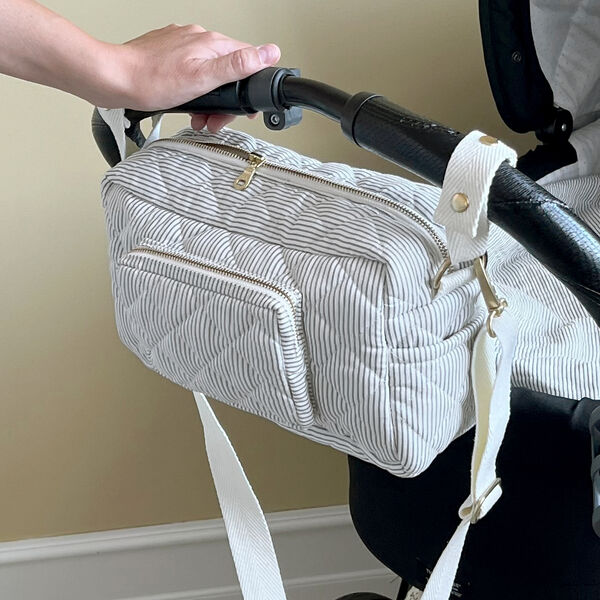 Lille pusletaske, classic stripes blue, Cam Cam Copenhagen