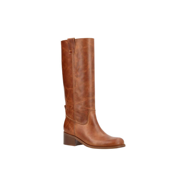 MARTINA LONG Long boots, cognac, phenumb copenhagen