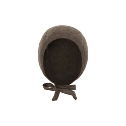 Bonnet Wool Fleece, brown melange, HUTTEliHUT