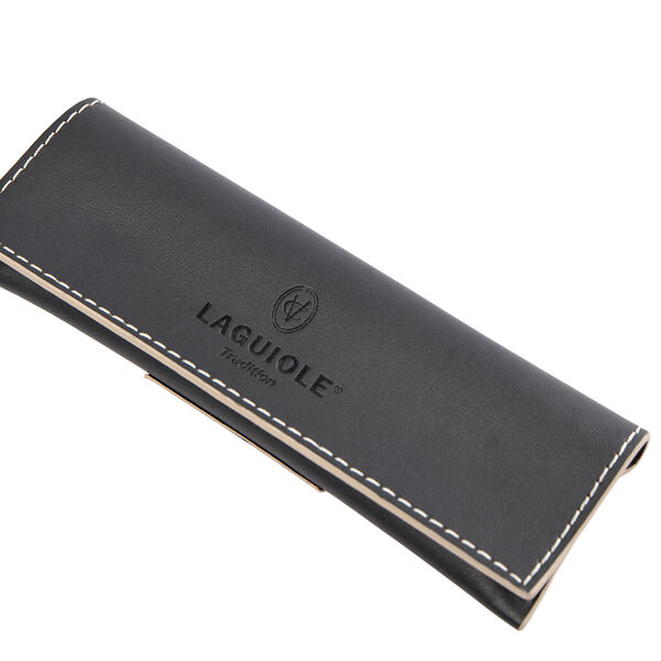 Proptrækker D.L., sort horn, Laguiole Tradition