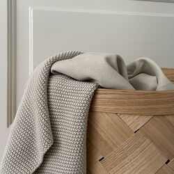 Strikket Køkkenhåndklæde, light stone, Humdakin