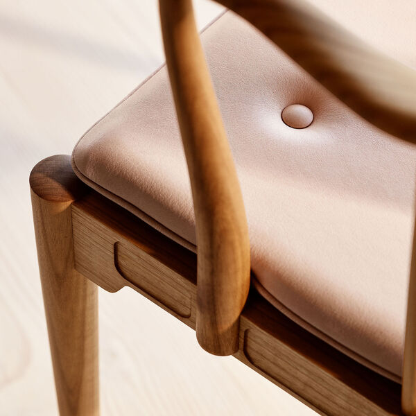Kinastolen™ 80-års jubilæumsudgave, oiled cherry/natural, Fritz Hansen