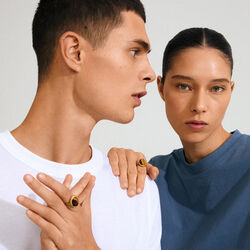 BETWEEN ring, guldbelagt BETWEEN ring, guldbelagt, Pilgrim