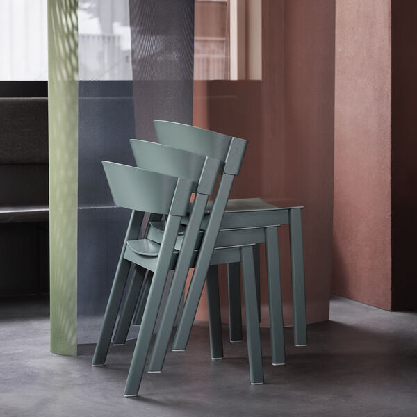 Cover Side Chair, green, Muuto