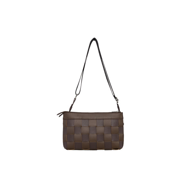 Braided Cross-Body, chocolate brown, Ilse Jacobsen Hornbæk