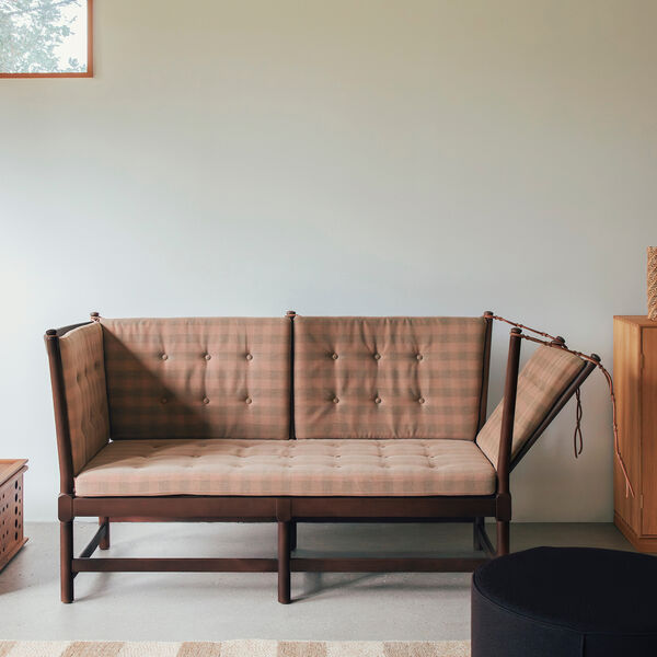 Tremmesofaen, Steelcut Beat 0335/chestnut brown, Fredericia Furniture