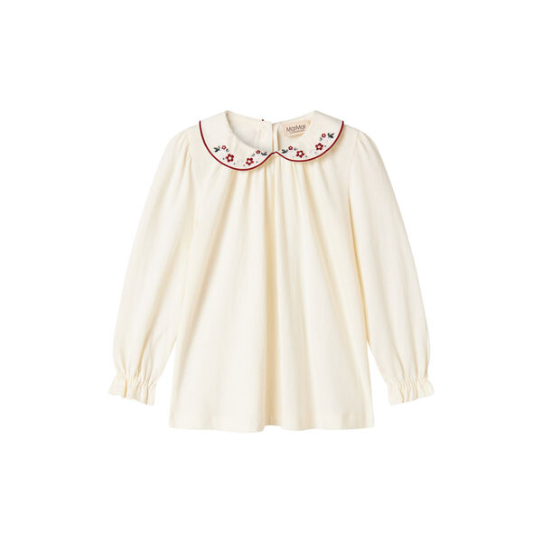 Tielle LS T-shirt, gentle white, MarMar Copenhagen