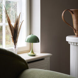 Panthella 160 Portable bordlampe, green, Louis Poulsen