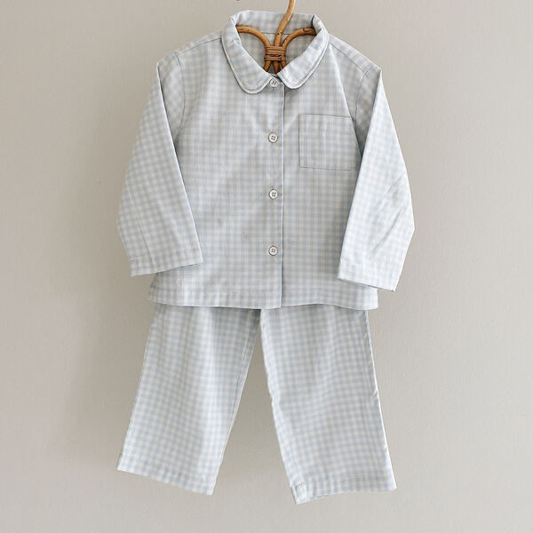 Classic Pyjamas, blue gingham, Lalaby