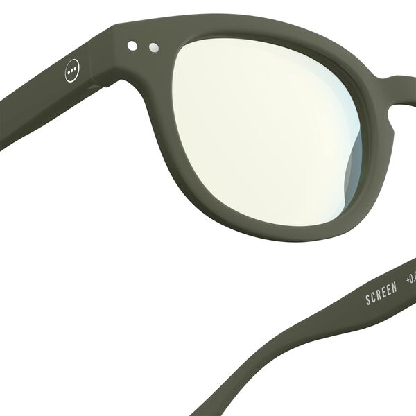 #C READING SCREEN briller, kaki green, IZIPIZI