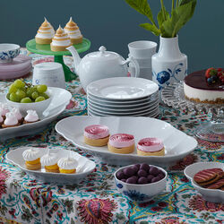 Hvid Elements fad 23 cm, Royal Copenhagen