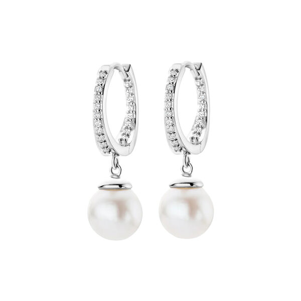 MALIBU PEARL HANGER, sterlings&oslash;lv, Spirit Icons