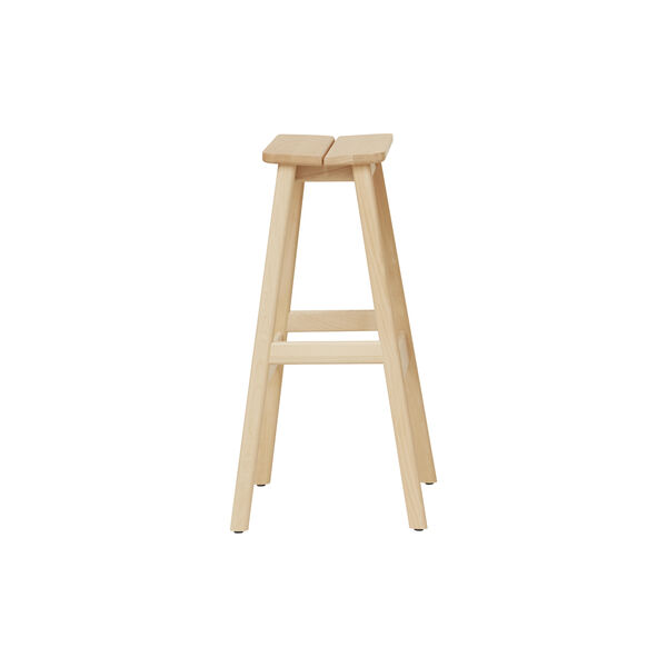 Angle Standard Bar Stool, beech, Form & Refine