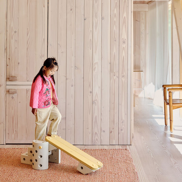 2 x balancebomme, honey yellow, MODU