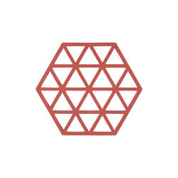 Triangles bordsk&aring;ner, burned red, Zone Denmark